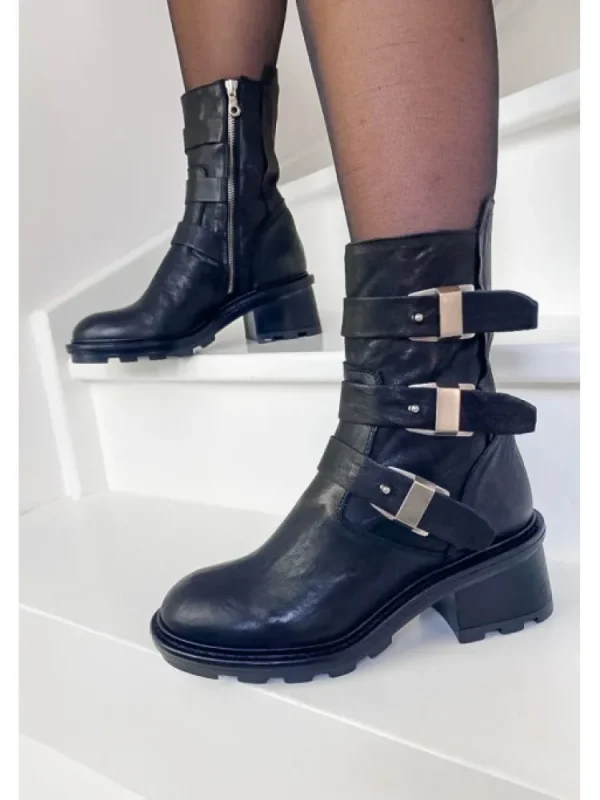 Femme Semerdjian Bottines^Bottines F226K7 Tronchetto Nero-