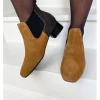Femme Reqins Bottines^Bottines Keegan Cognac/Or-