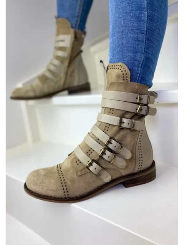 Femme Semerdjian Bottines^Bottines M112M8 Camoscio Sughero-