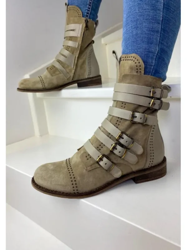 Femme Semerdjian Bottines^Bottines M112M8 Camoscio Sughero-