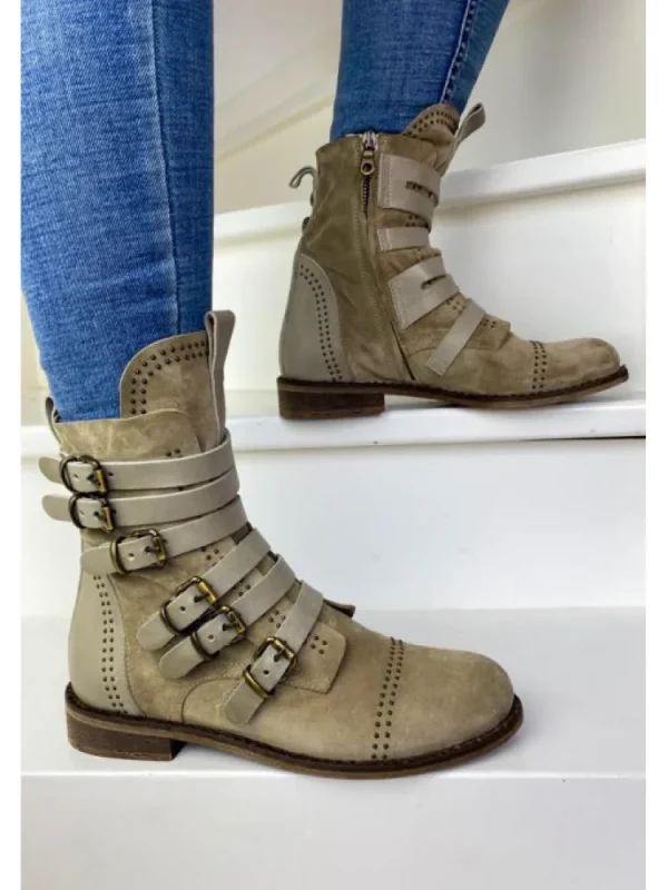Femme Semerdjian Bottines^Bottines M112M8 Camoscio Sughero-