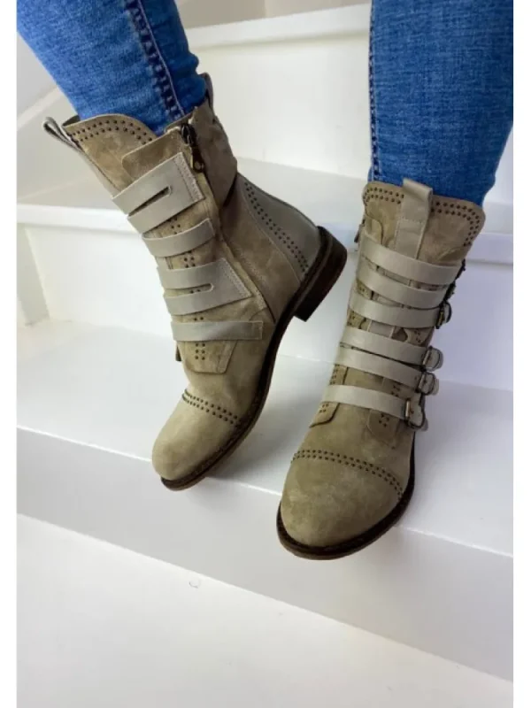 Femme Semerdjian Bottines^Bottines M112M8 Camoscio Sughero-