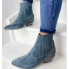 Femme Semerdjian Bottines^Bottines Santiag Cuir Er753 Opera Lago-