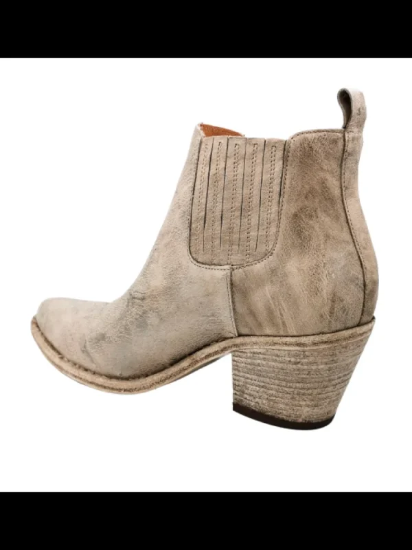 Femme Semerdjian Bottines^Bottines Santiag Cuir Er506 Metal Stone-