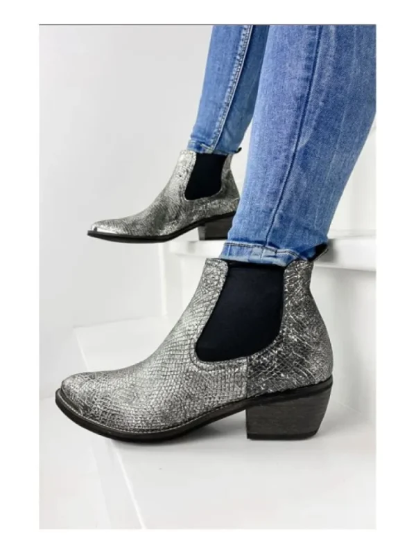Femme Minka Design Bottines^Bottines Santiag Vaya Grease-Minka