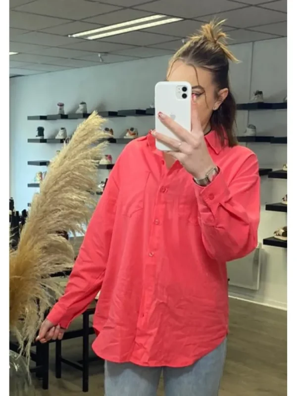 Femme * Chemisiers & Tuniques^Chemise Corail