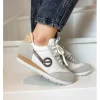 Femme No Name Baskets^City Run Jogger Dove/Acier-