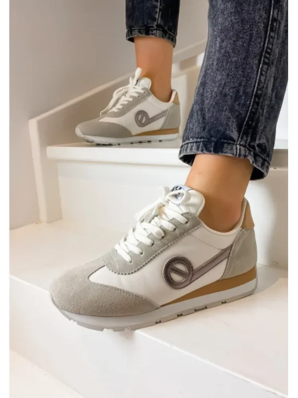 Femme No Name Baskets^City Run Jogger Dove/Acier-