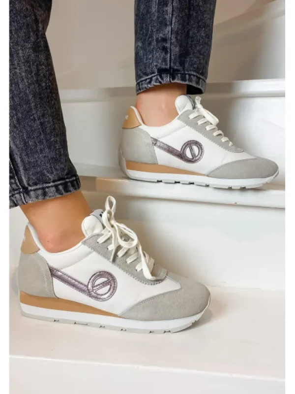 Femme No Name Baskets^City Run Jogger Dove/Acier-