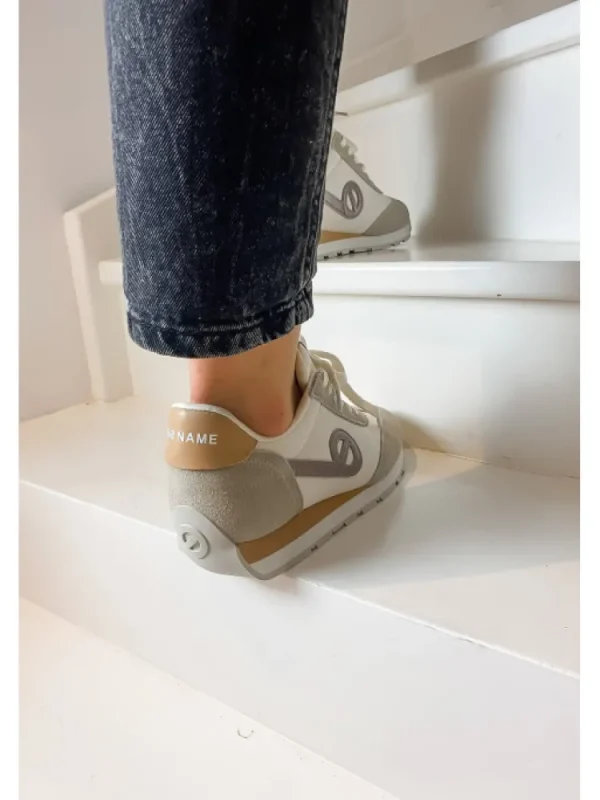Femme No Name Baskets^City Run Jogger Dove/Acier-