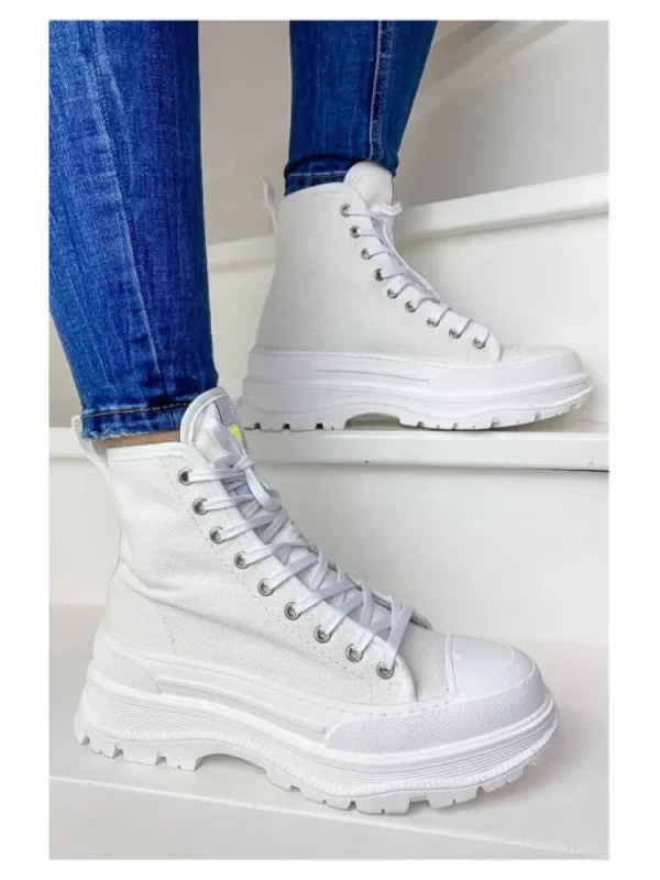 Femme Semerdjian Bottines^D144M1 Tessuto Bianco-