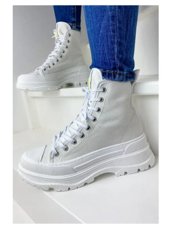 Femme Semerdjian Bottines^D144M1 Tessuto Bianco-
