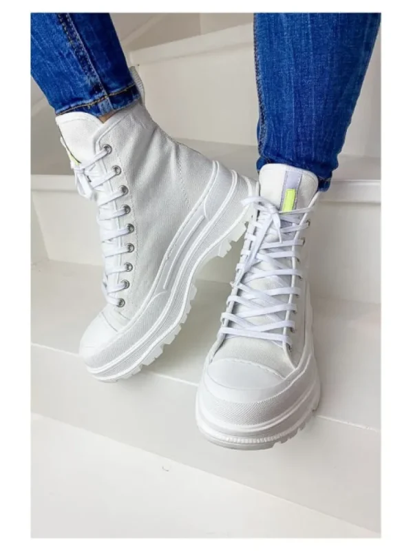 Femme Semerdjian Bottines^D144M1 Tessuto Bianco-