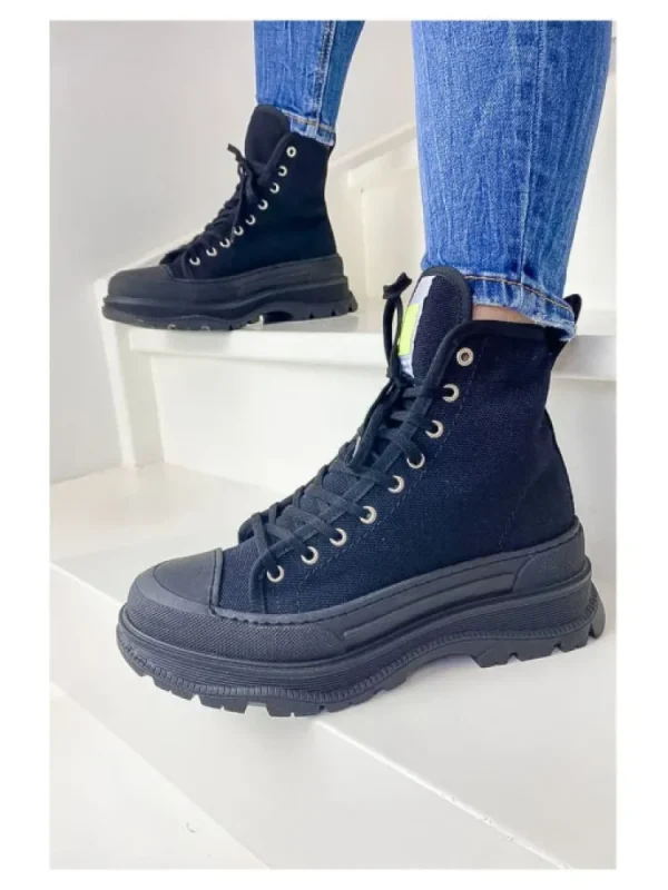 Femme Semerdjian Bottines^D144M1 Tessuto Nero-