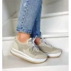 Femme No Name Baskets^Flex M Jogger Dove/Dove-