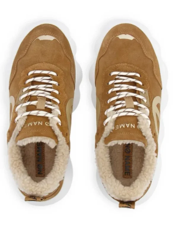 Femme No Name Baskets^Gong Jogger Suede/Fur-