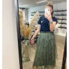 Femme * Jupes^Jupe Froufrou Kaki