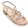 Femme Les tropéziennes par M. Belarbi Sandales & Nu-Pieds^Les Tropeziennes Par M. Belarbi-Sandales Hotressa Or