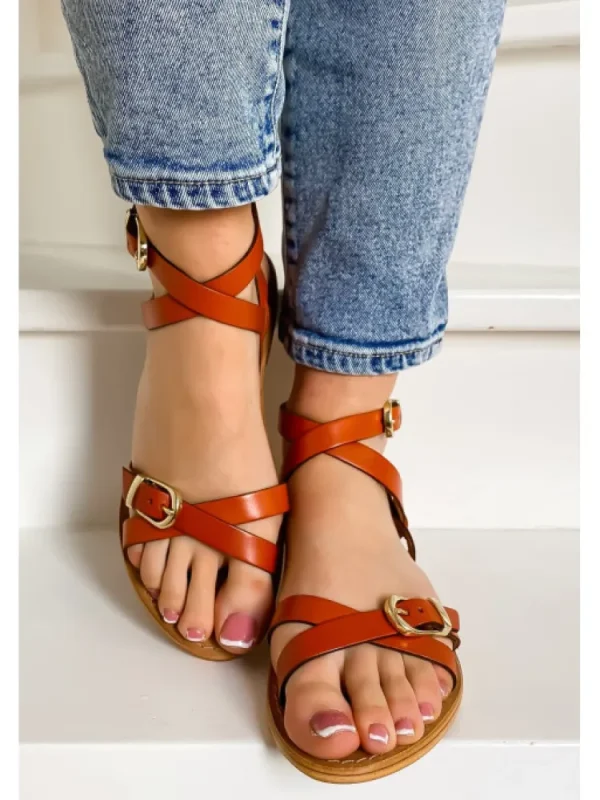 Femme Les tropéziennes par M. Belarbi Sandales & Nu-Pieds^Les Tropeziennes Par M. Belarbi-Sandales Hepana Brique