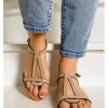 Femme Les tropéziennes par M. Belarbi Sandales & Nu-Pieds^Les Tropeziennes Par M. Belarbi-Sandales Hamat Or Irise