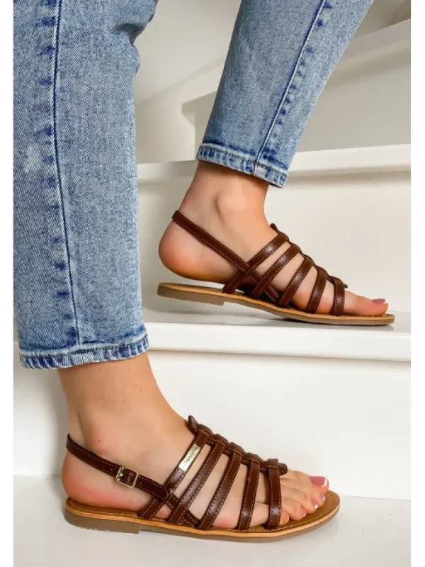 Femme Les tropéziennes par M. Belarbi Sandales & Nu-Pieds^Les Tropeziennes Par M. Belarbi-Spartiates Hikano Tan