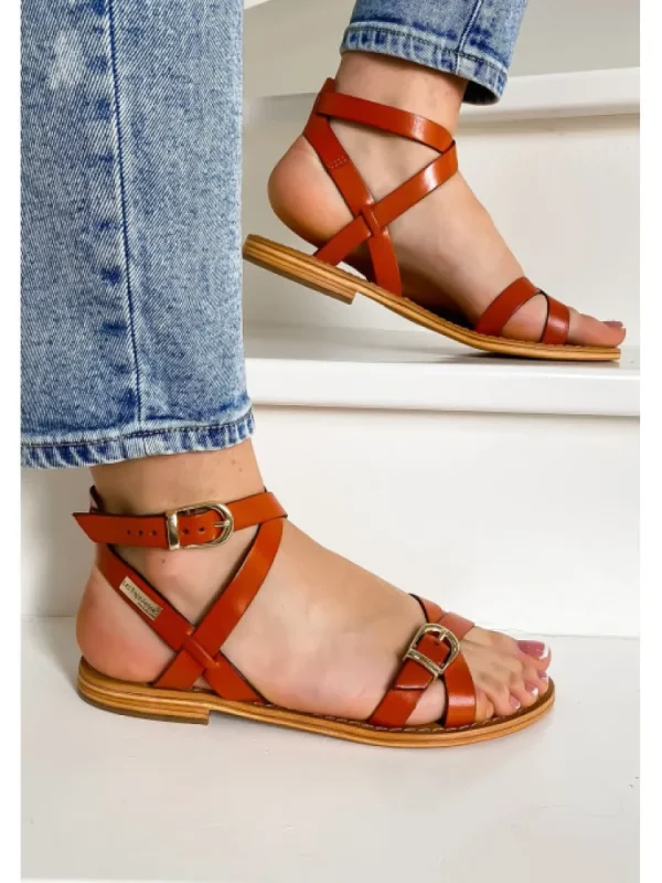 Femme Les tropéziennes par M. Belarbi Sandales & Nu-Pieds^Les Tropeziennes Par M. Belarbi-Sandales Hepana Brique