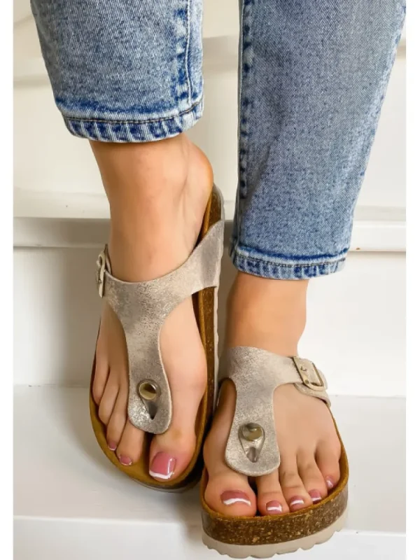 Femme Les tropéziennes par M. Belarbi Sandales & Nu-Pieds^Les Tropeziennes Par M. Belarbi-Sandales Keltoum Or