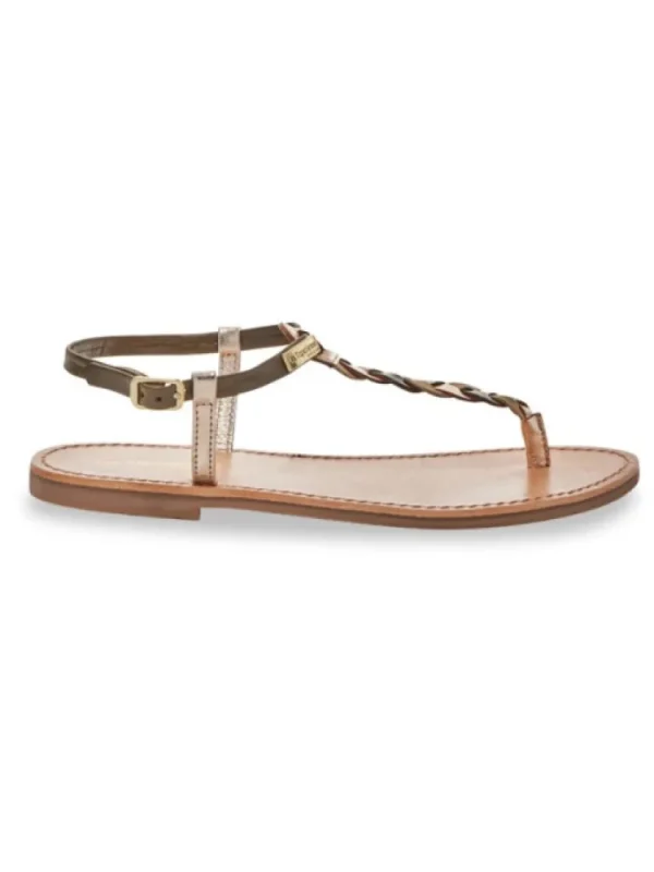 Femme Les tropéziennes par M. Belarbi Sandales & Nu-Pieds^Les Tropeziennes Par M. Belarbi-Tongs Hodin Kaki