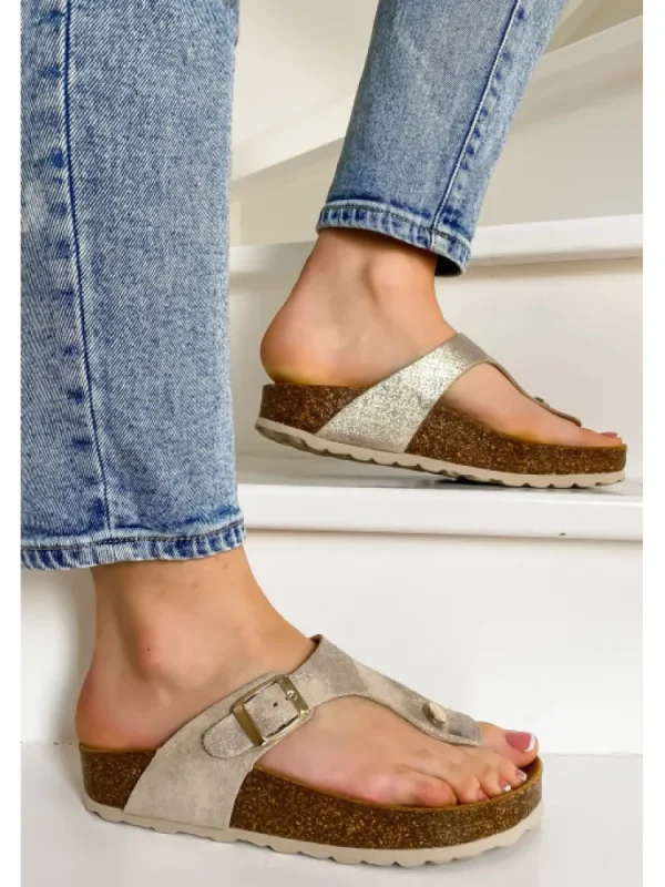 Femme Les tropéziennes par M. Belarbi Sandales & Nu-Pieds^Les Tropeziennes Par M. Belarbi-Sandales Keltoum Or