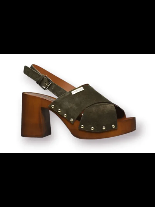 Femme Les tropéziennes par M. Belarbi Sandales & Nu-Pieds^Les Tropeziennes Par M. Belarbi-Sabots Tessy Kaki