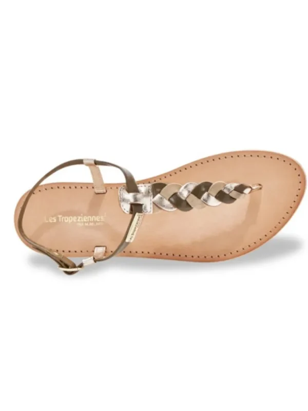Femme Les tropéziennes par M. Belarbi Sandales & Nu-Pieds^Les Tropeziennes Par M. Belarbi-Tongs Hodin Kaki