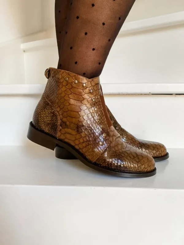Femme Maroli Bottines^-Chelsea 7553 Nocciola