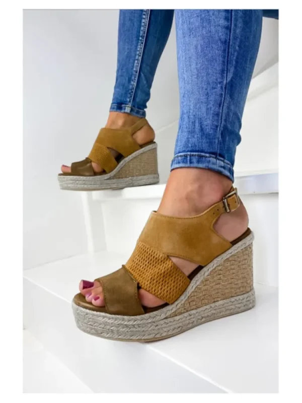 Femme Minka Design Sandales & Nu-Pieds^Minka-Sandales Compensees Alessia Nobucado