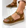 Femme Minka Design Sandales & Nu-Pieds^Minka-Sandales Cuir Anaba