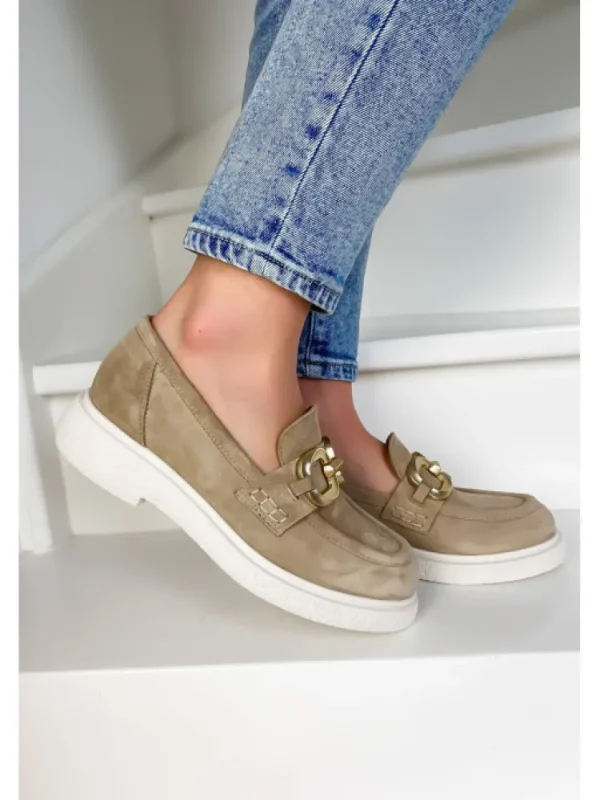 Femme Semerdjian Mocassins^Mocassins E303E13 Camoscio Nude Spring-