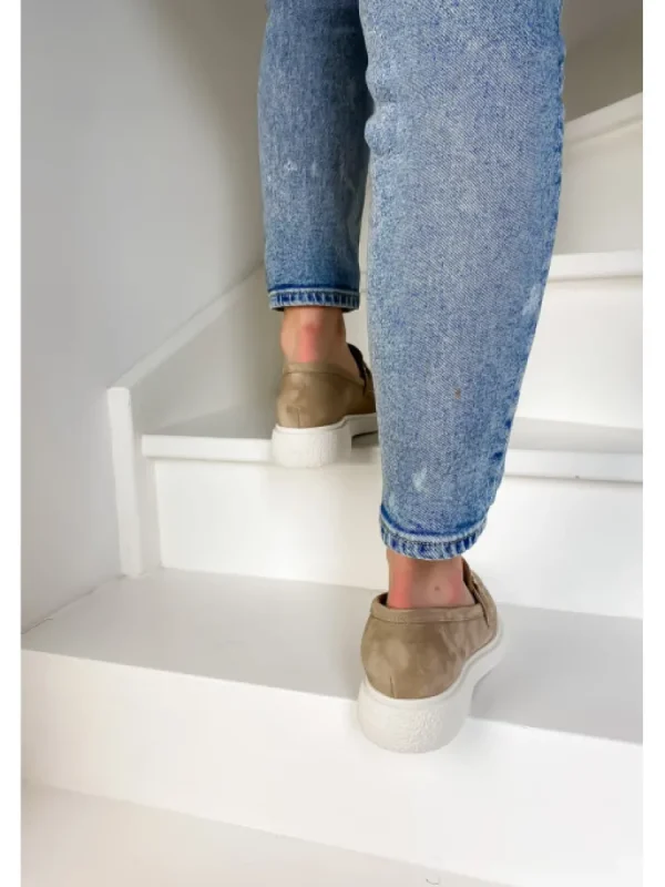 Femme Semerdjian Mocassins^Mocassins E303E13 Camoscio Nude Spring-