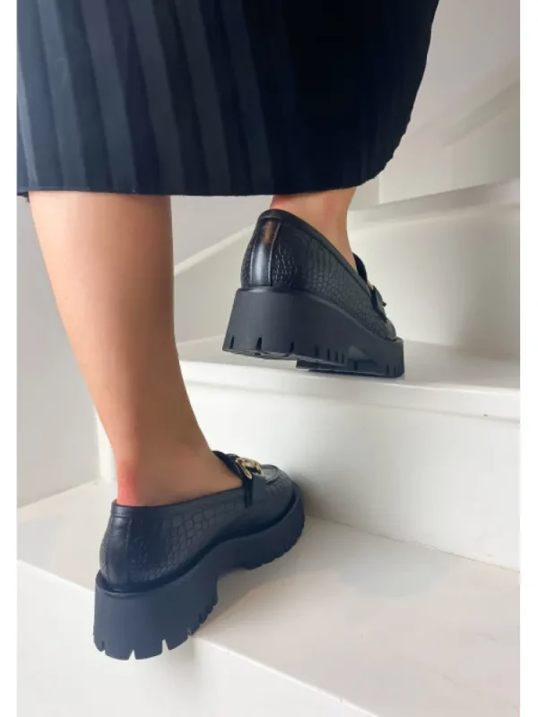 Femme Semerdjian Mocassins^Mocassins E007E1 Cocco Nero-