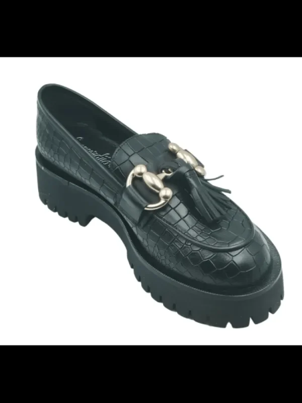 Femme Semerdjian Mocassins^Mocassins E007E1 Cocco Nero-