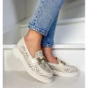 Femme Semerdjian Escarpins^Mocassins E303E10 Naplak Ghiaccio-