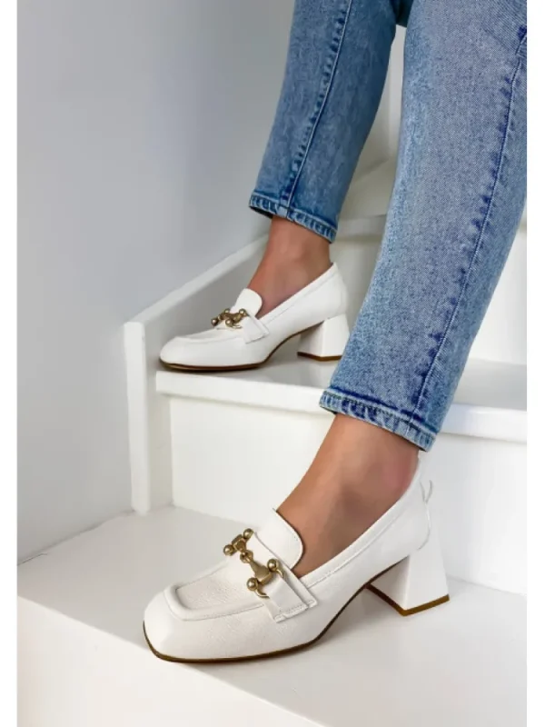 Femme Semerdjian Escarpins^Mocassins E656E2 Pasman Bianco-