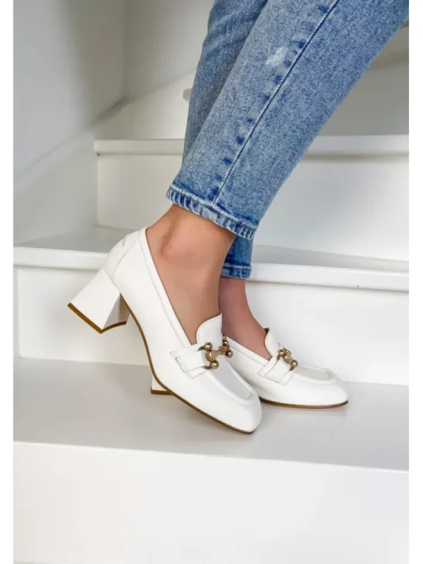 Femme Semerdjian Escarpins^Mocassins E656E2 Pasman Bianco-