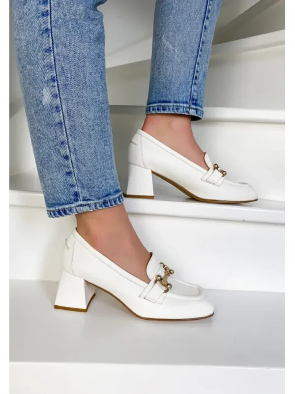 Femme Semerdjian Escarpins^Mocassins E656E2 Pasman Bianco-