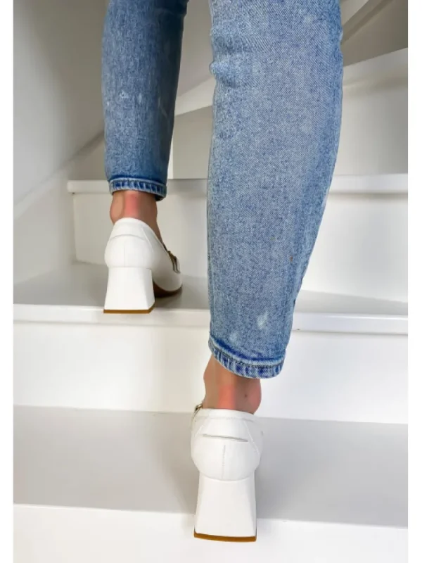 Femme Semerdjian Escarpins^Mocassins E656E2 Pasman Bianco-
