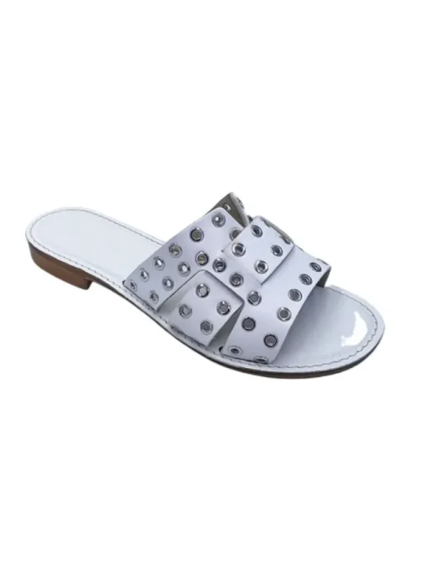 Femme Semerdjian Sandales & Nu-Pieds^Mules Aloe Blanc-