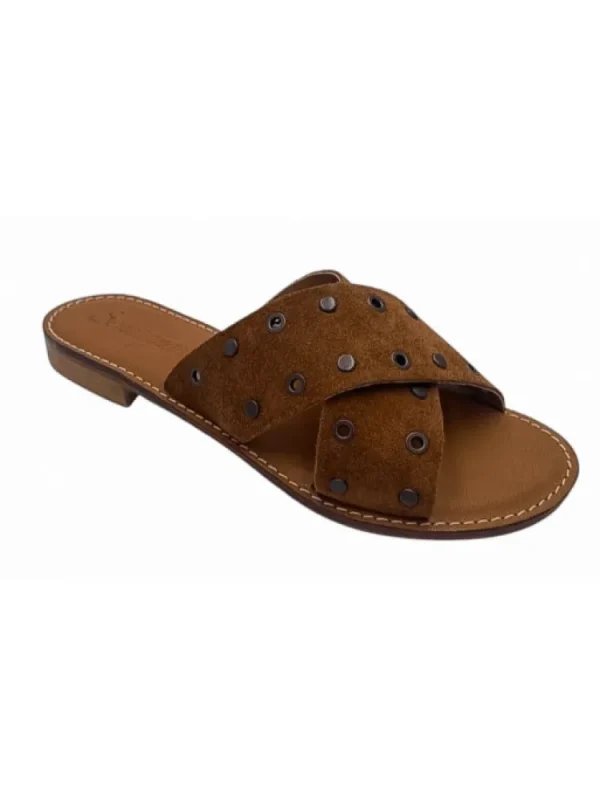 Femme Semerdjian Sandales & Nu-Pieds^Mules Anice Camel-