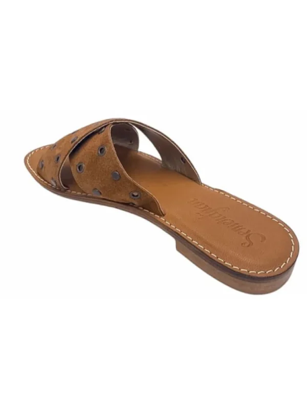 Femme Semerdjian Sandales & Nu-Pieds^Mules Anice Camel-