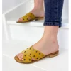 Femme Semerdjian Sandales & Nu-Pieds^Mules Anice Moutarde-