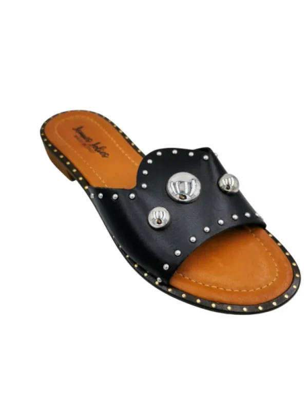 Femme Jeunes Sandales & Nu-Pieds^Mules Cuir Naples- & Jolies