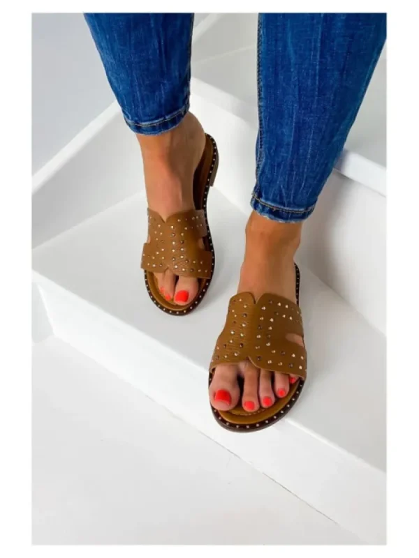 Femme * Sandales & Nu-Pieds^Mules Cuir Tenerife-Jeunes & Jolies