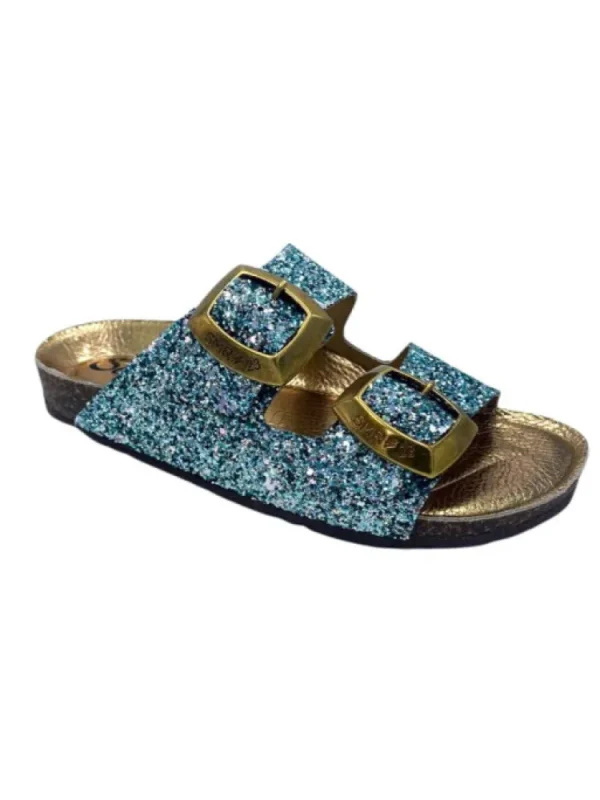 Femme Semerdjian Sandales & Nu-Pieds^Mules Sesamo Galaxy Vert-